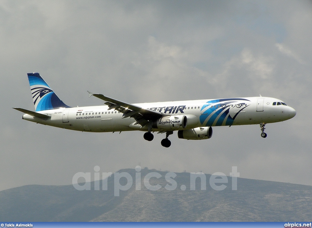 SU-GBU, Airbus A321-200, Egyptair