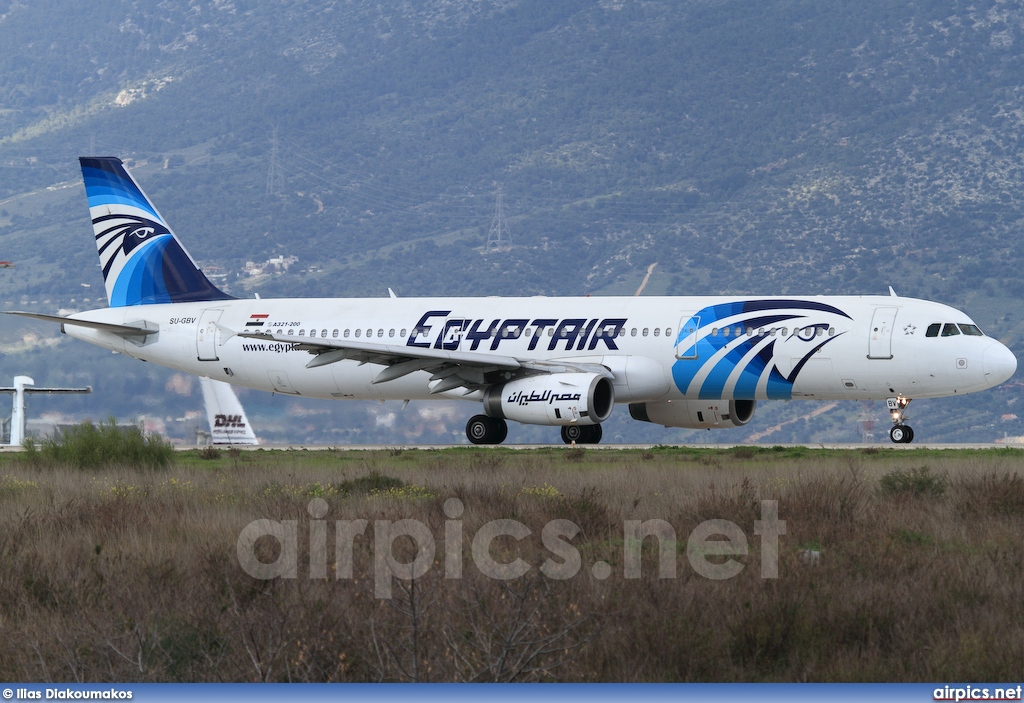 SU-GBV, Airbus A321-200, Egyptair