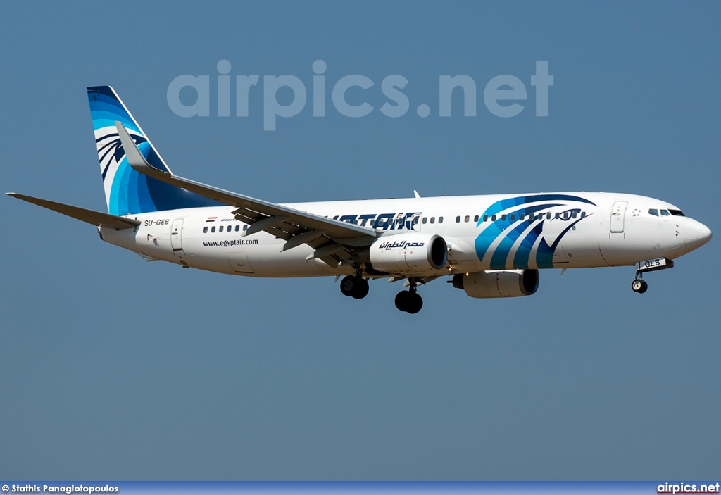 SU-GEB, Boeing 737-800, Egyptair