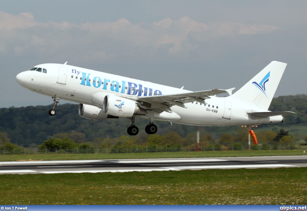 SU-KBB, Airbus A319-100, KoralBlue Airlines