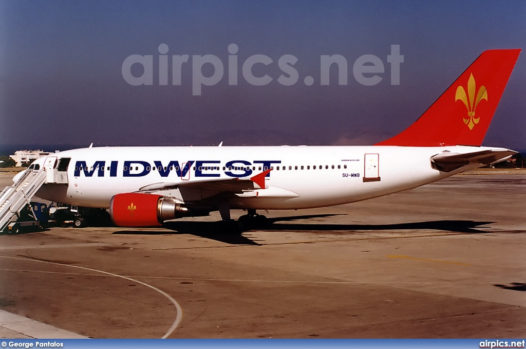 SU-MWB, Airbus A310-300, Midwest  Airlines (Egypt)