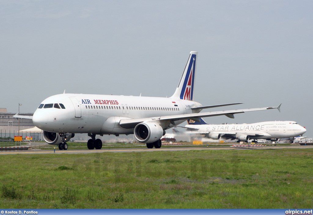 SU-PBD, Airbus A320-200, Air Memphis