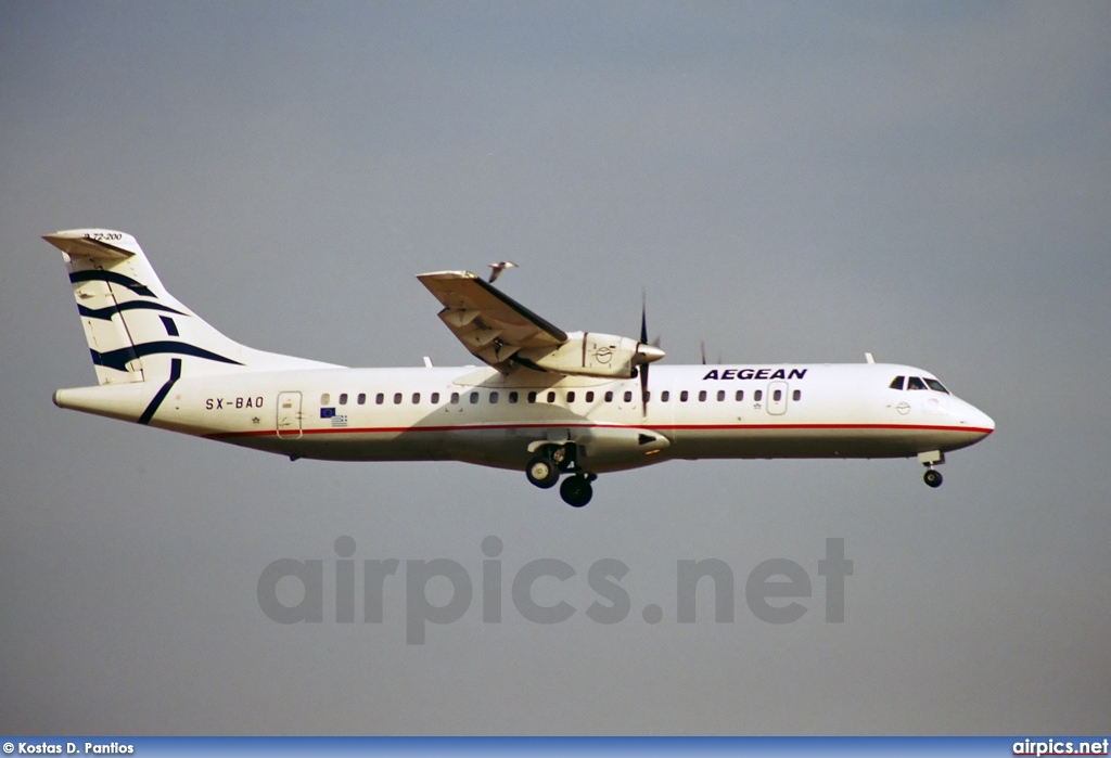 SX-BAO, ATR 72-200, Aegean Airlines