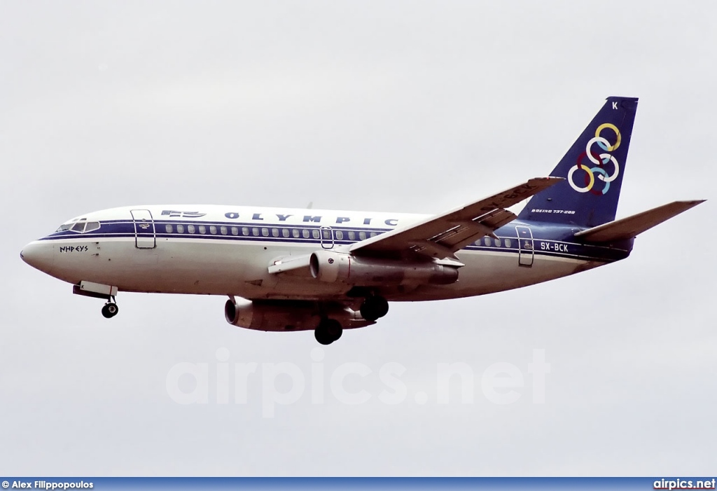 SX-BCK, Boeing 737-200Adv, Olympic Airways