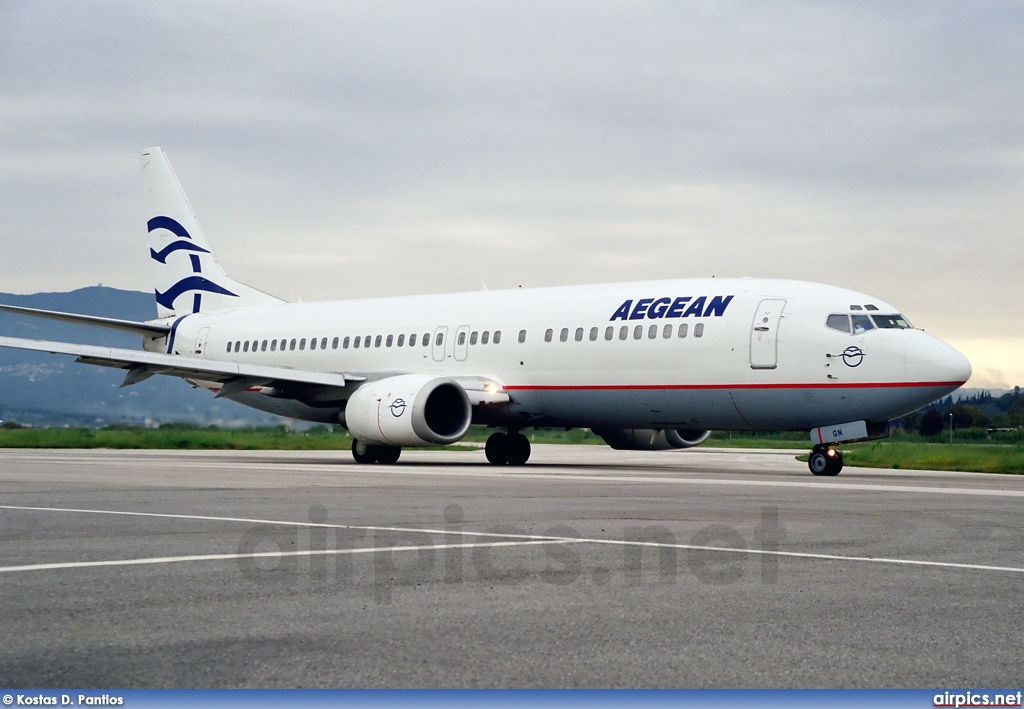 SX-BGN, Boeing 737-400, Aegean Airlines