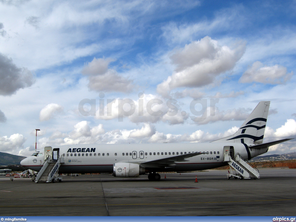 SX-BGR, Boeing 737-400, Aegean Airlines