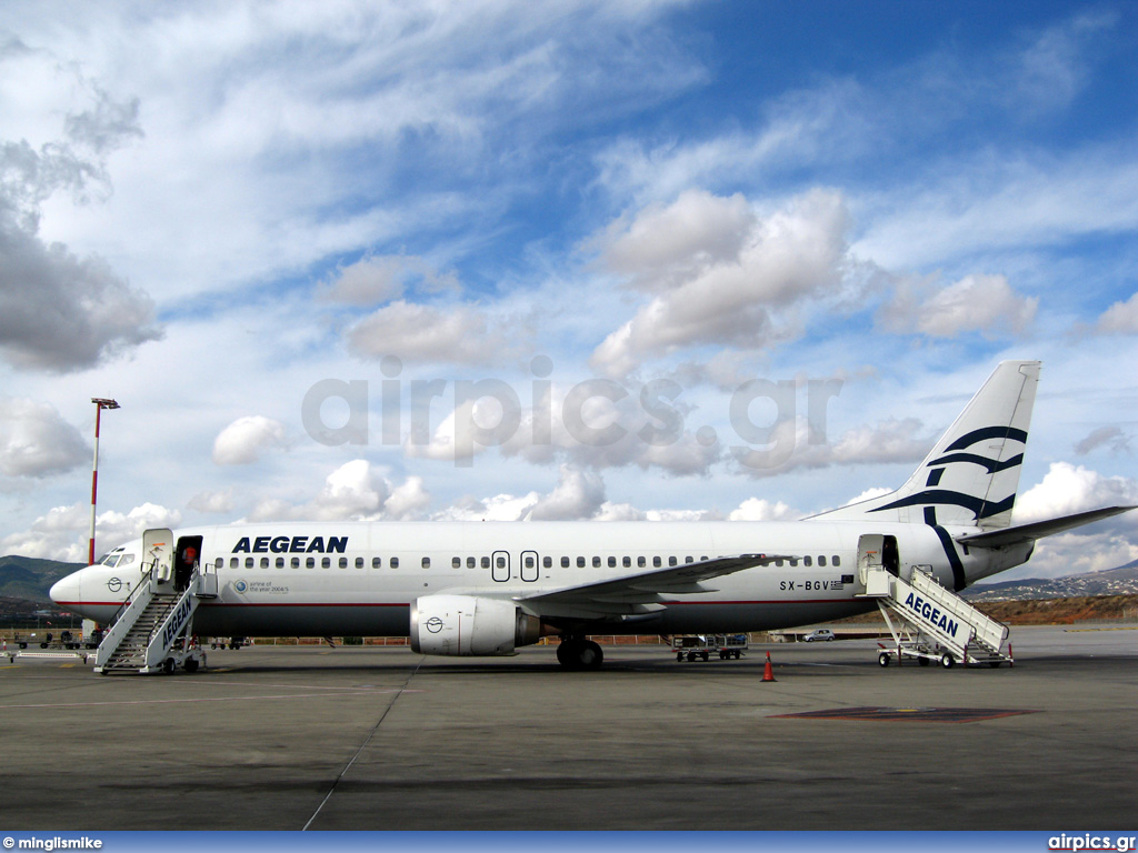 SX-BGV, Boeing 737-400, Aegean Airlines