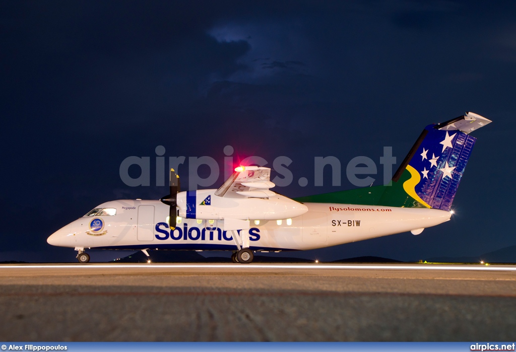 SX-BIW, De Havilland Canada DHC-8-100 Dash 8, Solomon Airlines