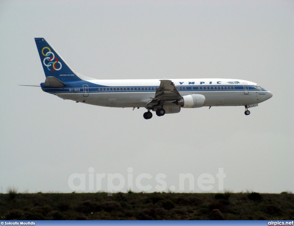 SX-BKE, Boeing 737-400, Olympic Airlines