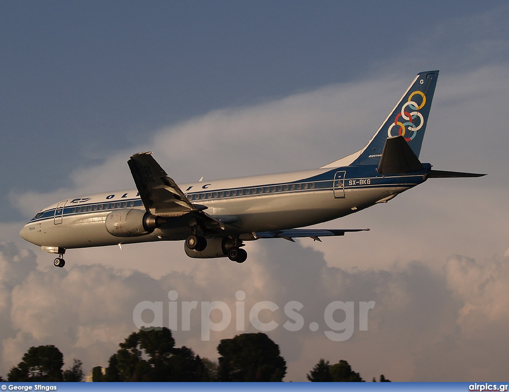 SX-BKG, Boeing 737-400, Olympic Airlines