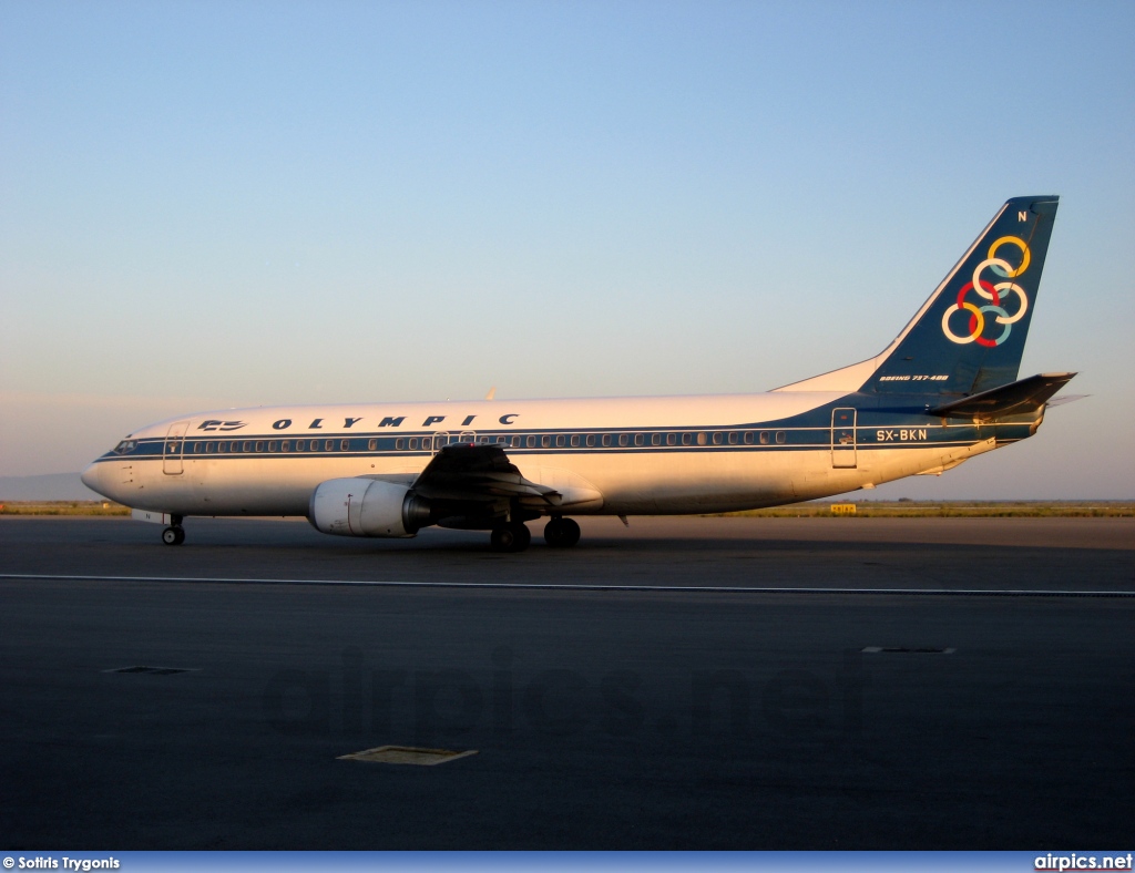 SX-BKN, Boeing 737-400, Olympic Airlines