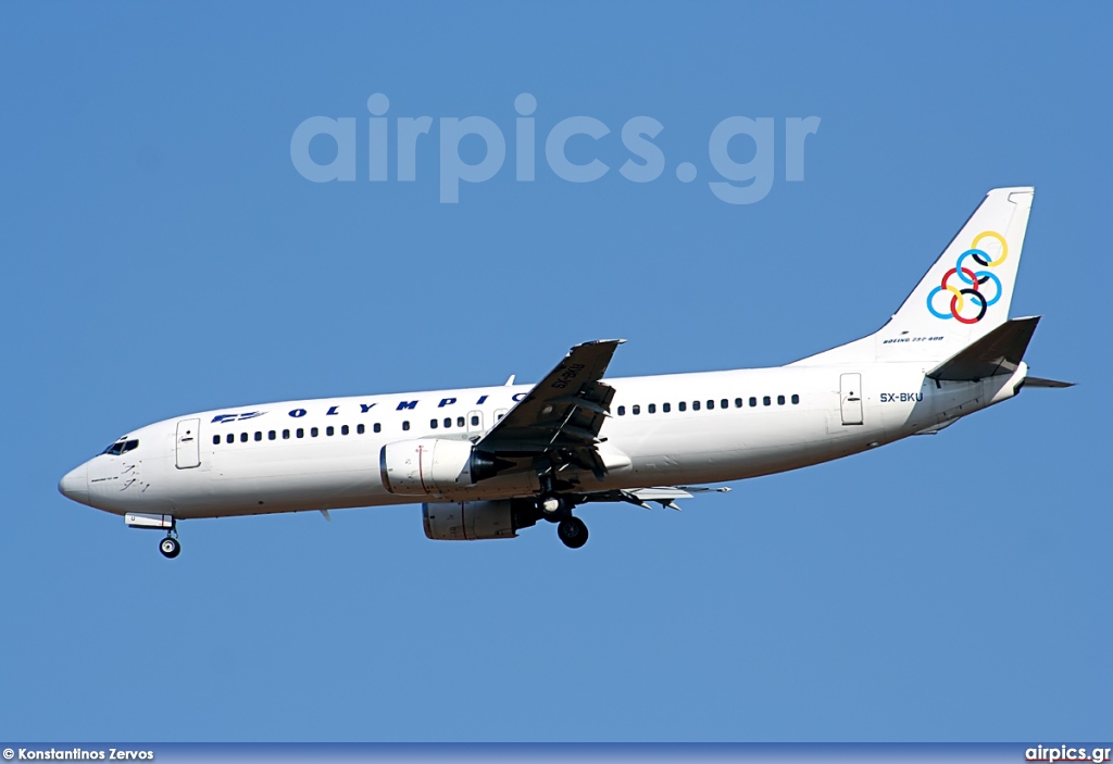 SX-BKU, Boeing 737-400, Olympic Airlines