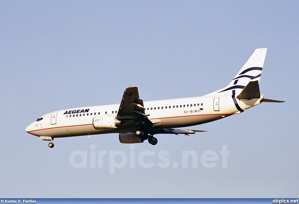 SX-BLM, Boeing 737-400, Aegean Airlines