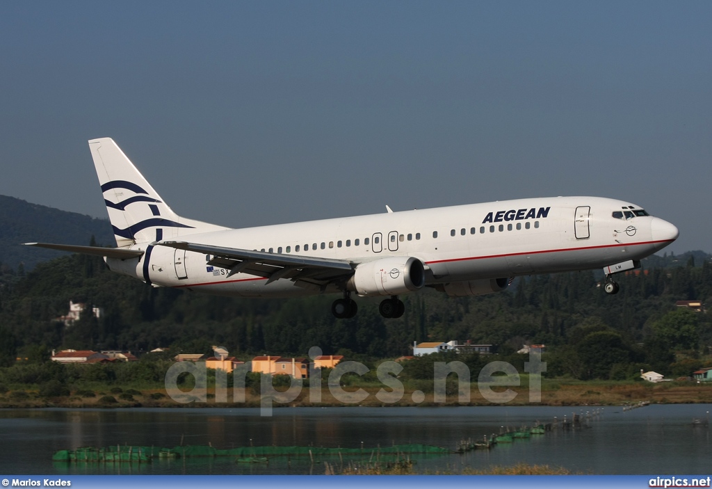 SX-BLM, Boeing 737-400, Aegean Airlines