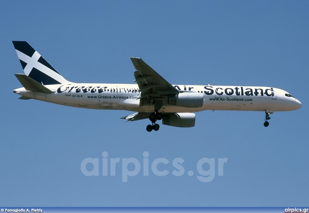 SX-BLW, Boeing 757-200, Greece Airways (Air Scotland)