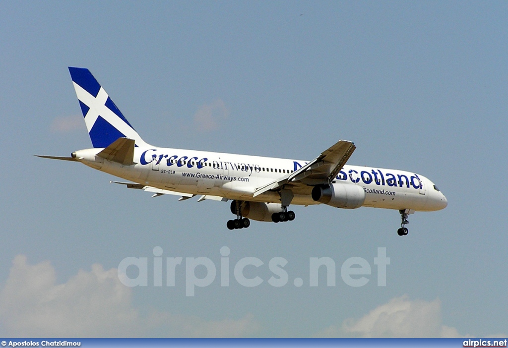 SX-BLW, Boeing 757-200, Greece Airways (Air Scotland)