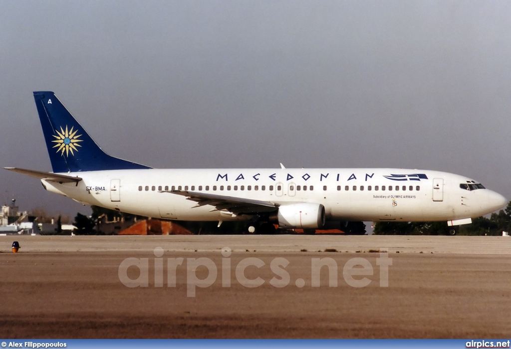 SX-BMA, Boeing 737-400, Macedonian Airlines