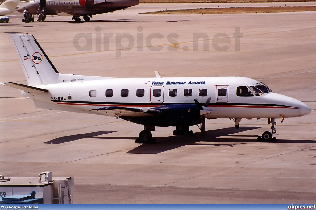 SX-BNL, Embraer EMB-110P2 Bandeirante, TEA - Trans European Airways (Greece)