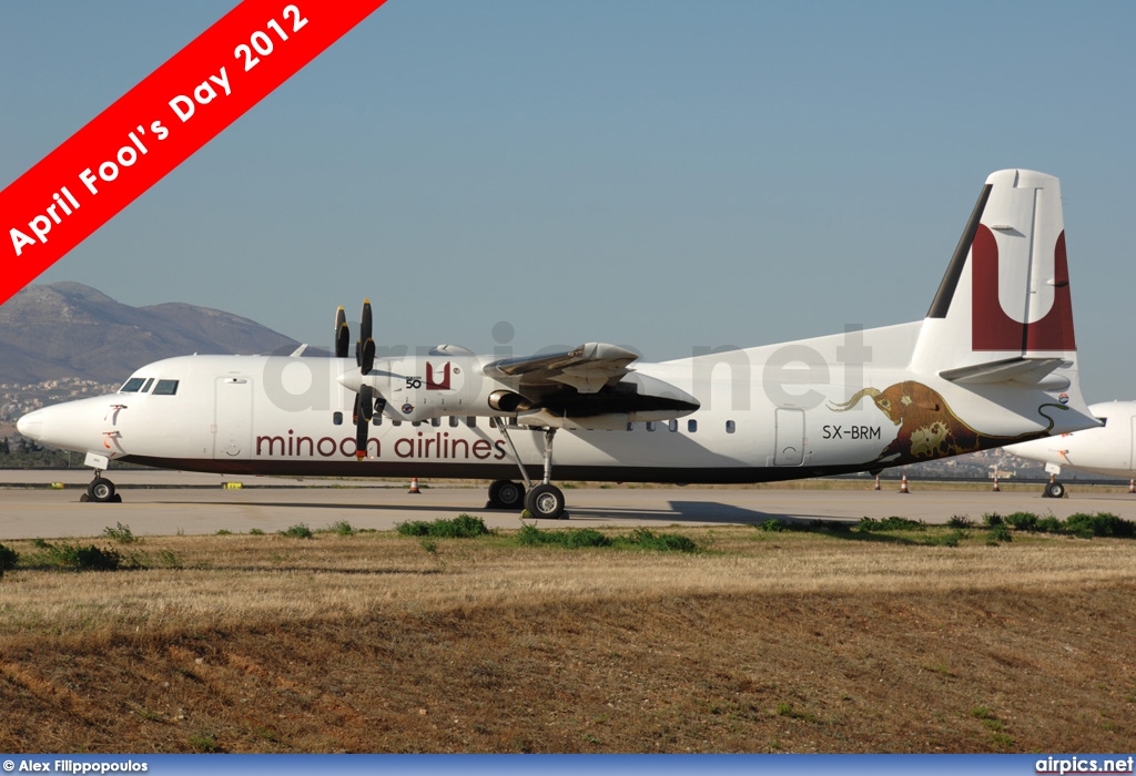 SX-BRM, Fokker 50, Minoan Airlines