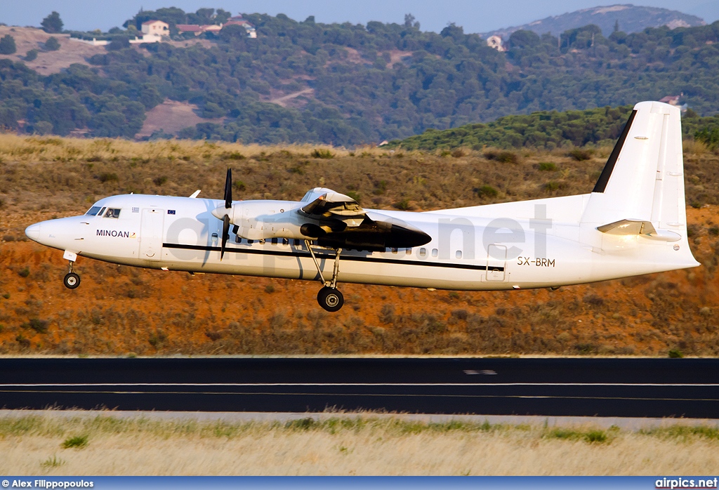 SX-BRM, Fokker 50, Minoan Airlines