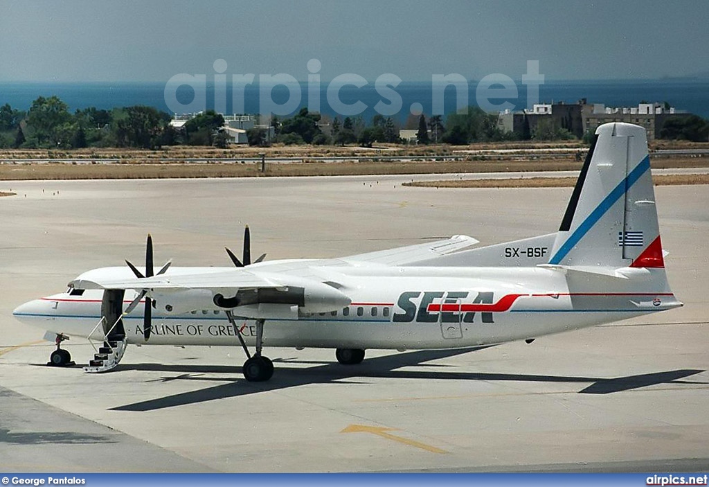 SX-BSF, Fokker 50, South East European Airlines - SEEA