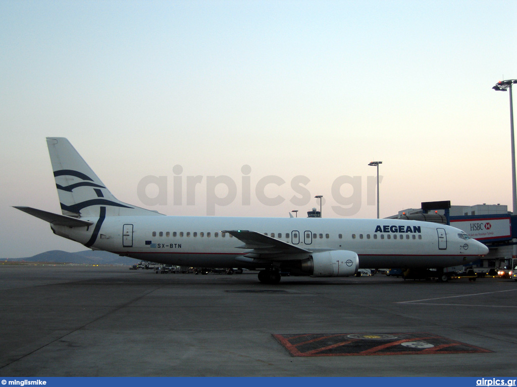 SX-BTN, Boeing 737-400, Aegean Airlines