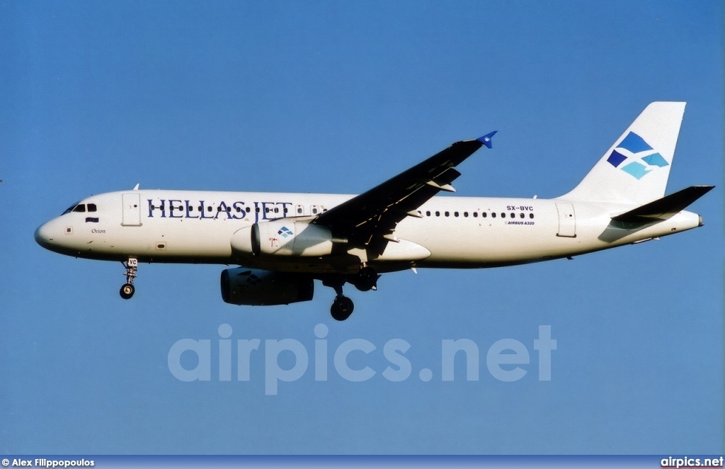 SX-BVC, Airbus A320-200, Hellas Jet