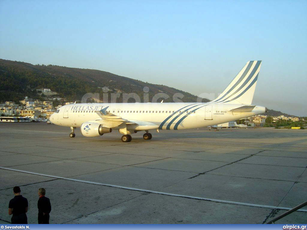 SX-BVD, Airbus A320-200, Hellas Jet