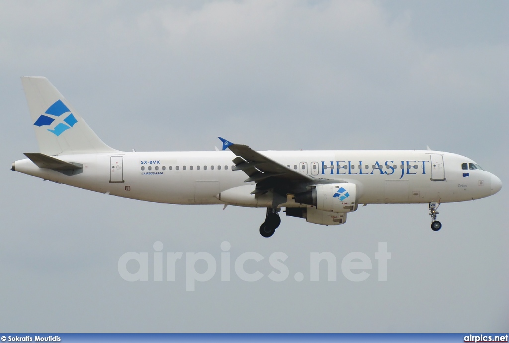 SX-BVK, Airbus A320-200, Hellas Jet