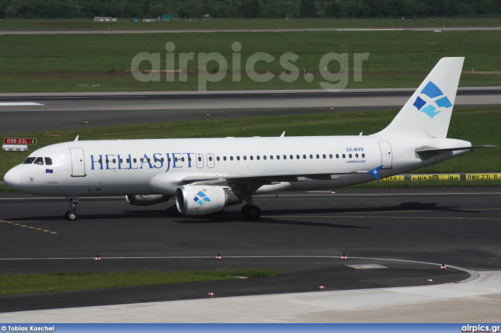 SX-BVK, Airbus A320-200, Hellas Jet