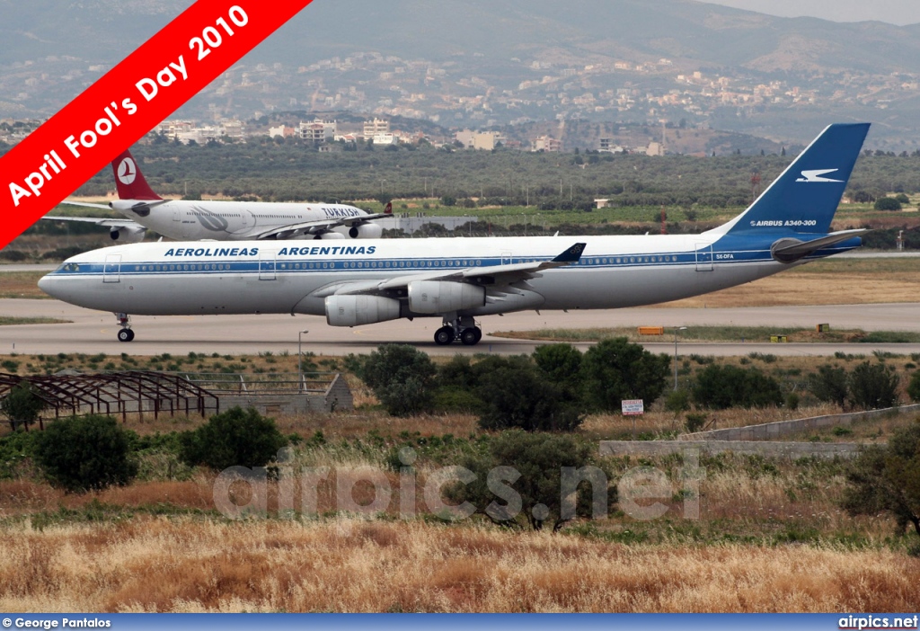 SX-DFA, Airbus A340-300, Aerolineas Argentinas