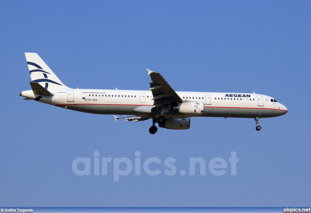 SX-DGA, Airbus A321-200, Aegean Airlines