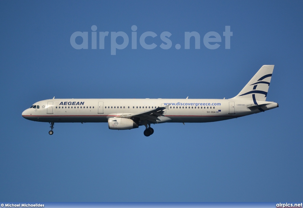 SX-DGA, Airbus A321-200, Aegean Airlines