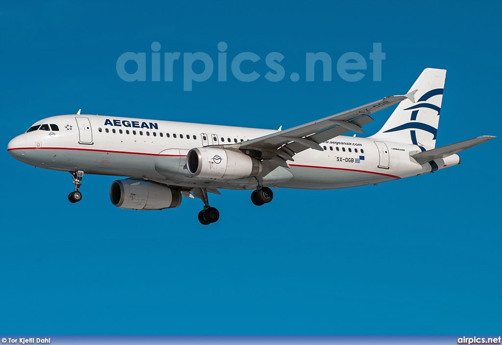 SX-DGB, Airbus A320-200, Aegean Airlines