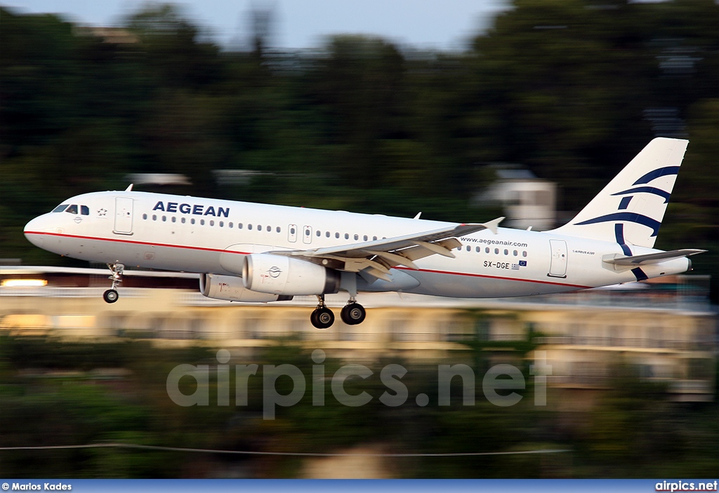 SX-DGE, Airbus A320-200, Aegean Airlines