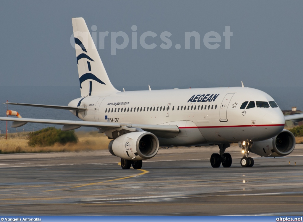 SX-DGF, Airbus A319-100, Aegean Airlines