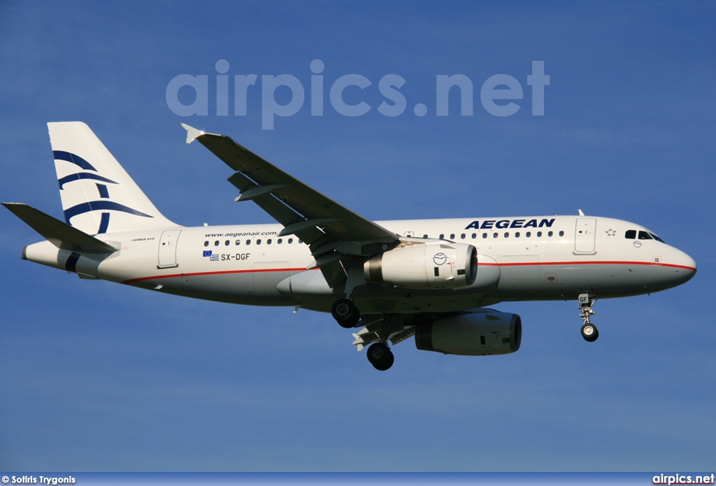 SX-DGF, Airbus A319-100, Aegean Airlines