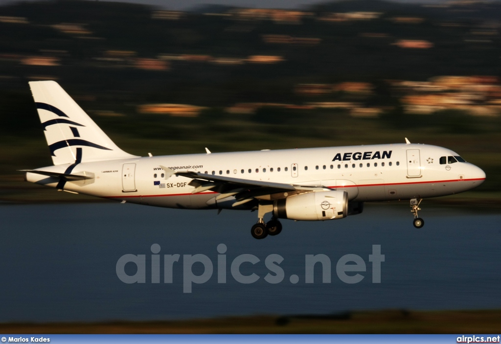 SX-DGF, Airbus A319-100, Aegean Airlines