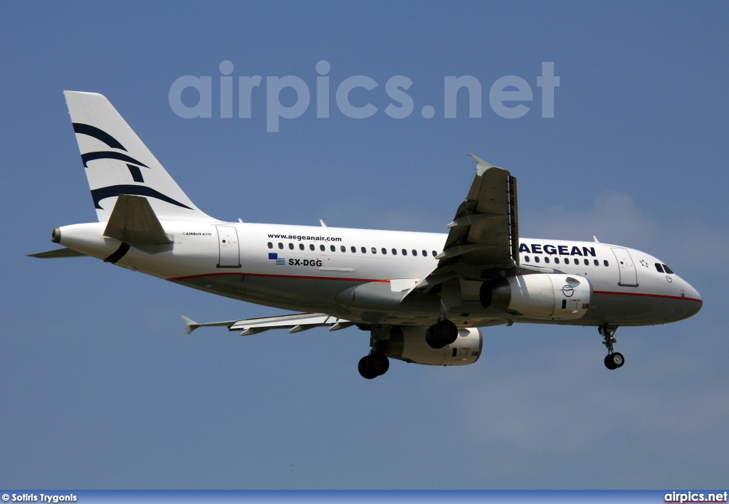 SX-DGG, Airbus A319-100, Aegean Airlines