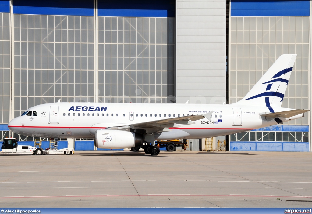 SX-DGH, Airbus A319-100, Aegean Airlines