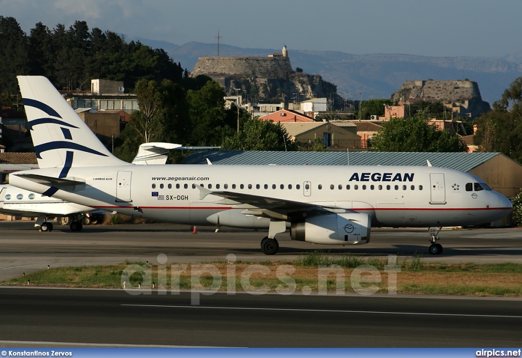 SX-DGH, Airbus A319-100, Aegean Airlines