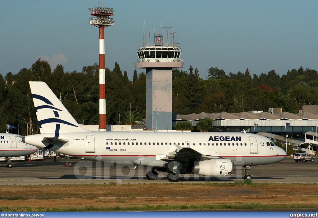 SX-DGH, Airbus A319-100, Aegean Airlines