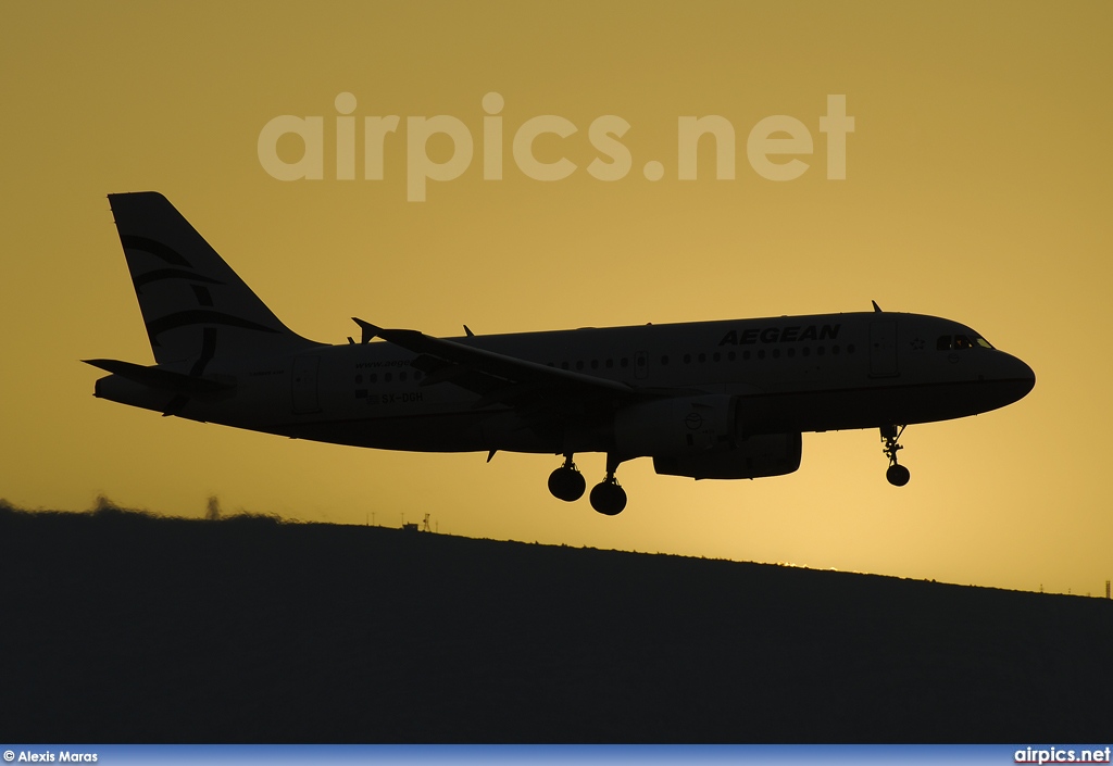 SX-DGH, Airbus A319-100, Aegean Airlines