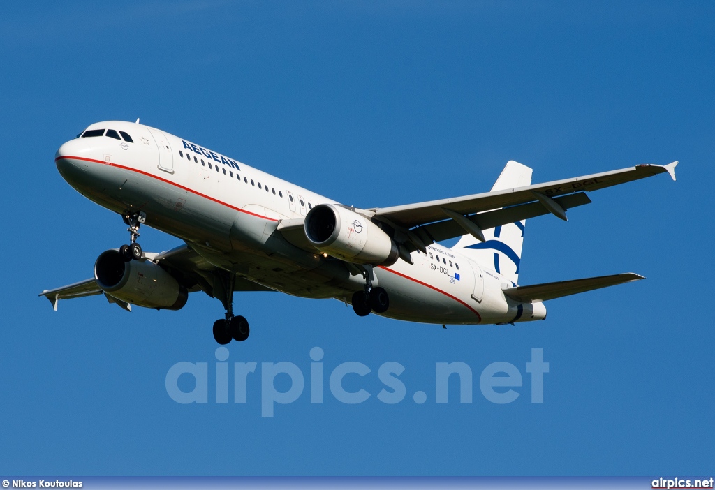 SX-DGL, Airbus A320-200, Aegean Airlines