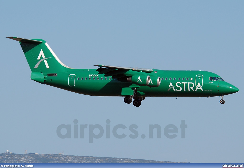 SX-DIX, British Aerospace BAe 146-300, Astra Airlines