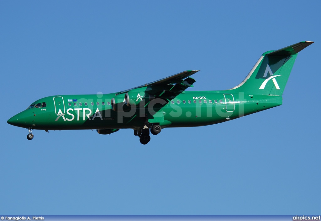 SX-DIX, British Aerospace BAe 146-300, Astra Airlines