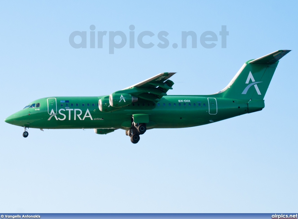 SX-DIX, British Aerospace BAe 146-300, Astra Airlines