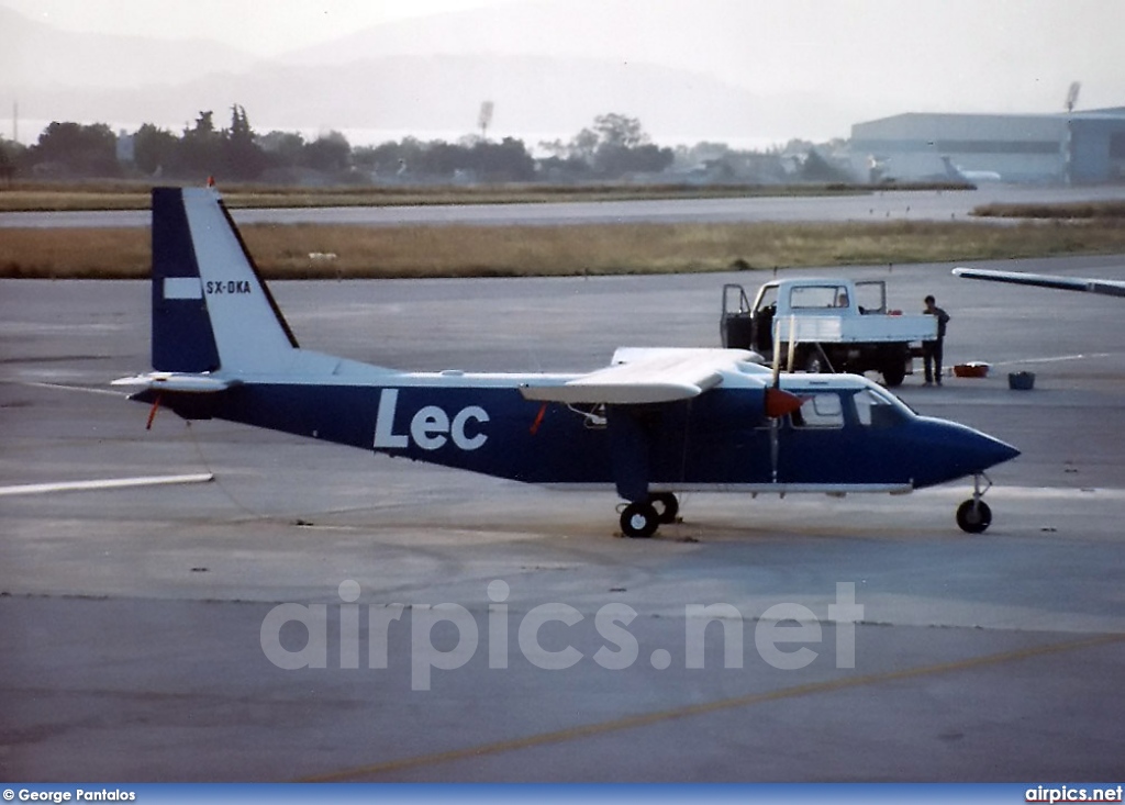 SX-DKA, Britten-Norman BN-2B Islander II, LEC