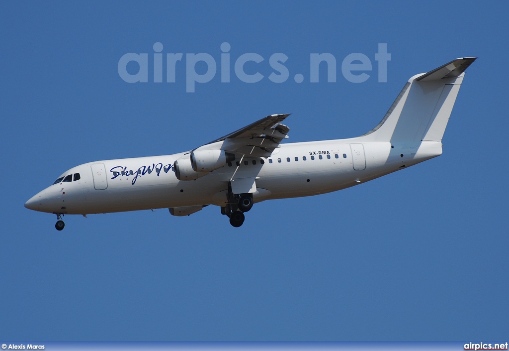 SX-DMA, British Aerospace Avro RJ100, Sky Wings