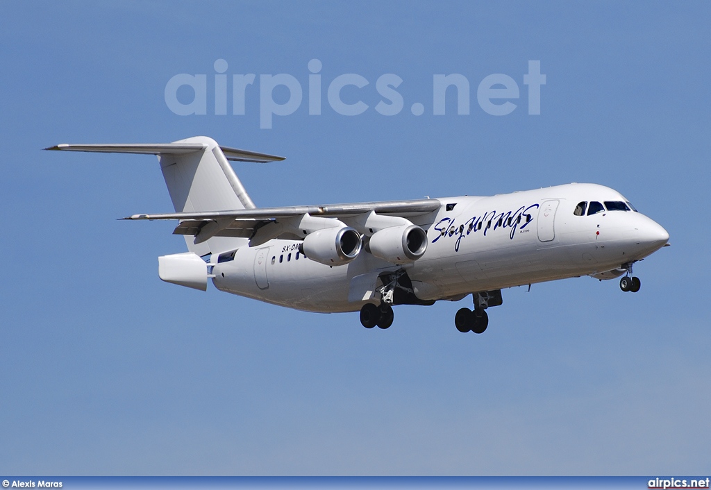 SX-DMB, British Aerospace Avro RJ100, Sky Wings